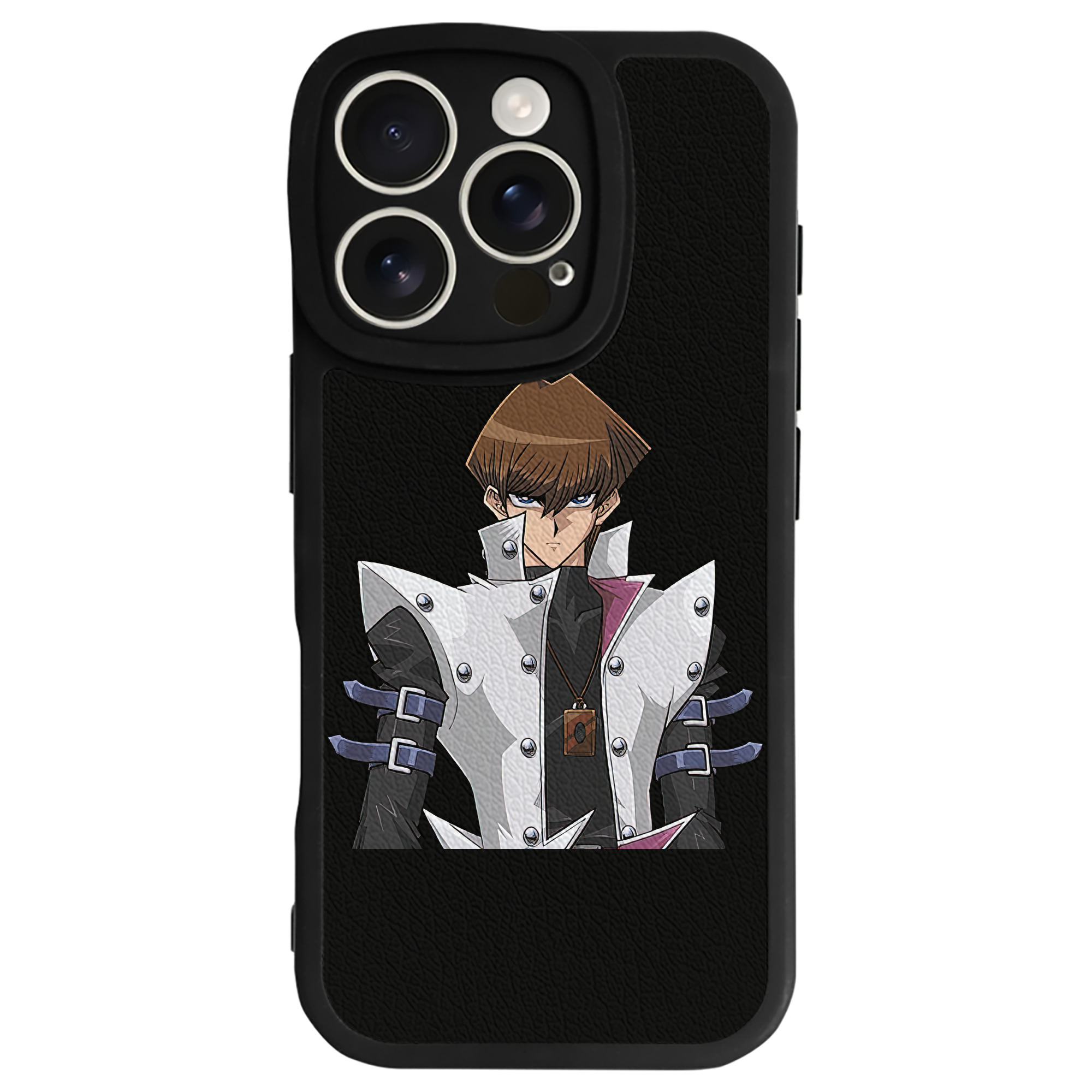 遊☆戯☆王 Yu-Gi-Oh! 【iPhone 16シリーズ対応】シリコンスマホケース（レザー調） 材質：シリコン